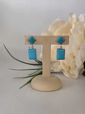 Turquoise & Sterling Silver Earrings